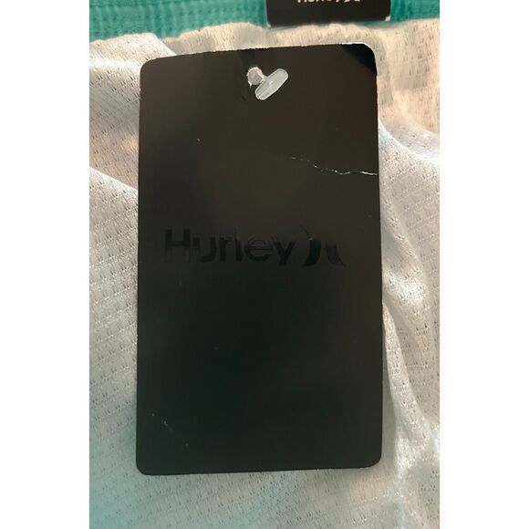 New Hurley Boys Parrot Floral Swim Trunks Blue Boardshorts Swim Shorts XL - Picture 7 of 8